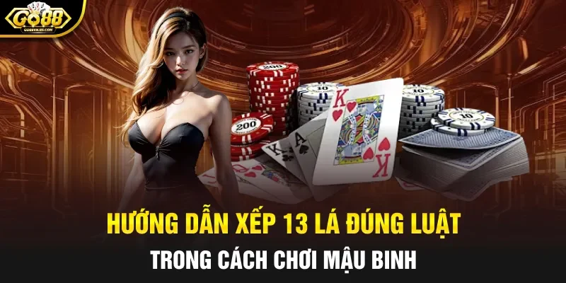 Hướng dẫn xếp 13 lá đúng luật trong cách chơi mậu binh